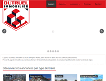 Tablet Screenshot of dutruel-immobilier.com